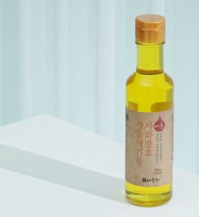 국내산 100% 사과발효 생들깨기름 45도 냉압착 저온압착 건강한 생들기름 (마르쉐입점) 미리보기 이미지