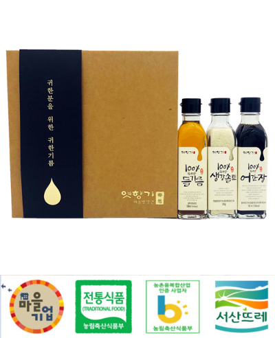 옛향기 들기름 선물세트 미리보기 이미지