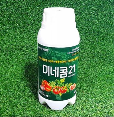 미네콤21 500ml 작물 종합 병해충 관리제 식물영양제 신개념 유황칼슘 이온화 미리보기 이미지