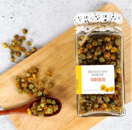 청정 예산의 자연에 정성을 담은 국화차 1병(38g) + 티스푼 1개