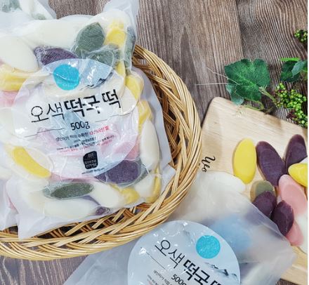 100% 국산쌀로 빚은 오색떡국떡 선물세트 1호,2호