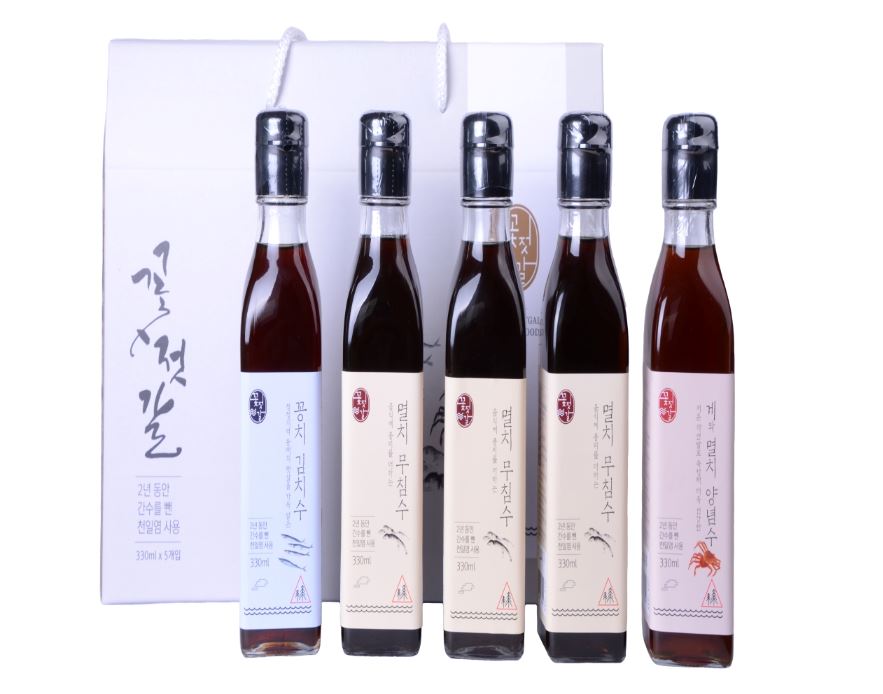 꽃젓갈 만능요리수 330ml 5종세트