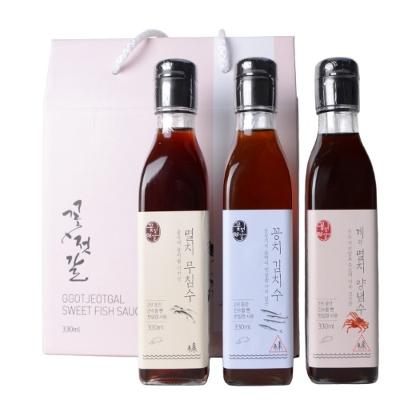 	꽃젓갈 만능요리수 330ml 3종세트 미리보기 이미지