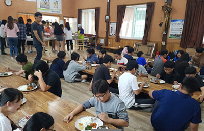 시골밥상 식사 미리보기 이미지