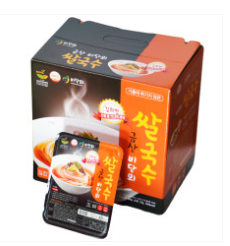 반초마을쌀국수 92g 10개 + 김치맛 + 선물용상자 포장 + 국내산 쌀국수