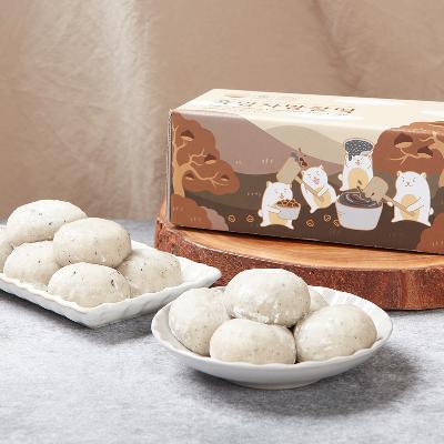 [공주산성시장협동조합]흑임자밤찰떡 (65g*9개입) 미리보기 이미지