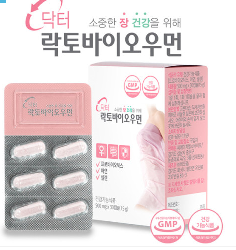 닥터 락토바이오우먼 30캡슐/여성유산균/크랜베리